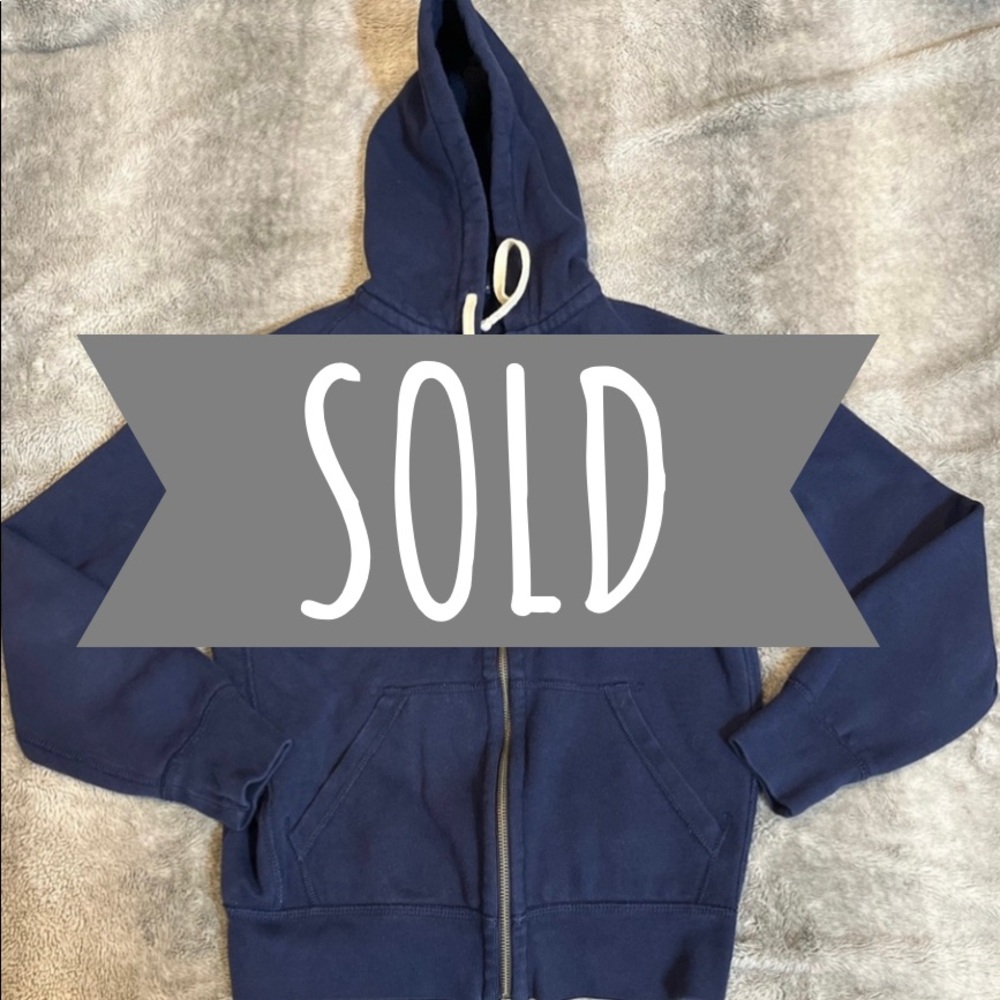 Polo navy full zip jacket